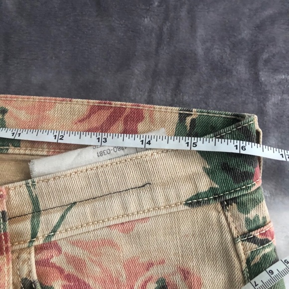 Current Elliott The Stiletto Haystack Floral Pants - Picture 8 of 12